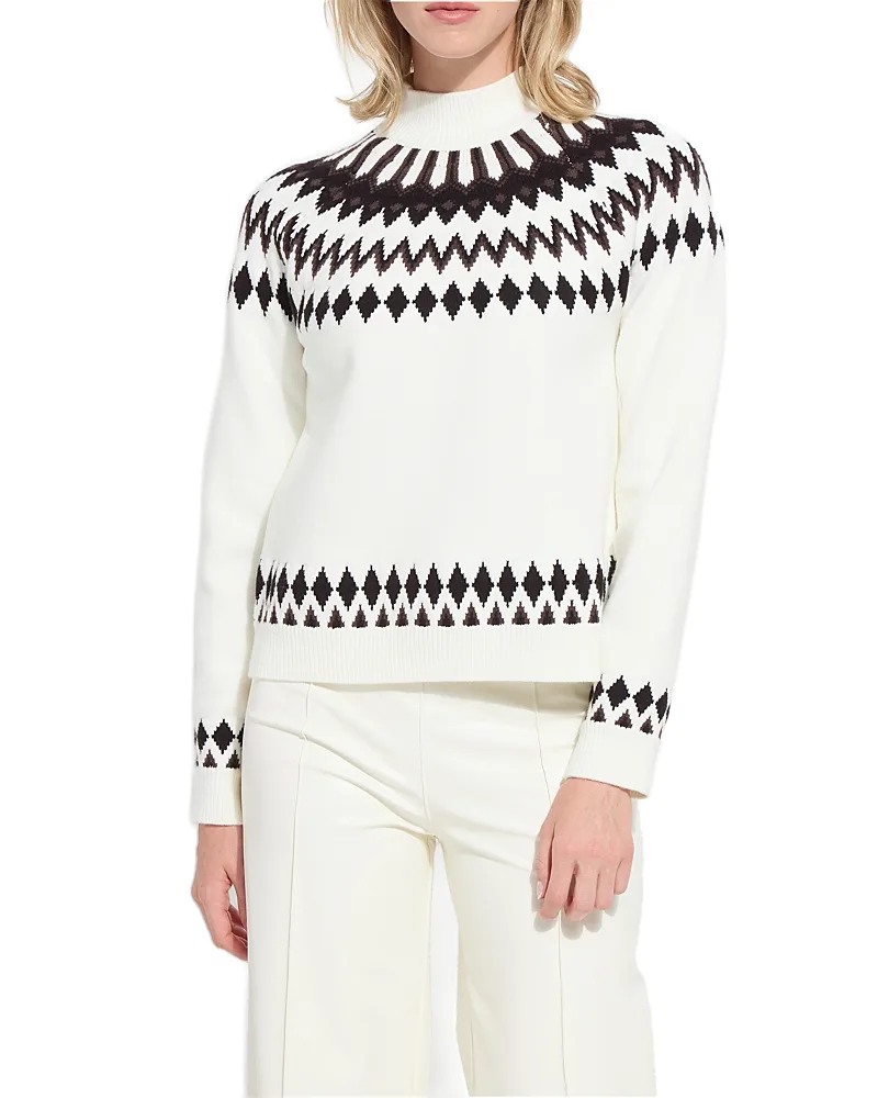 Solstice Fair Isle Turtleneck Sweater by Lysse