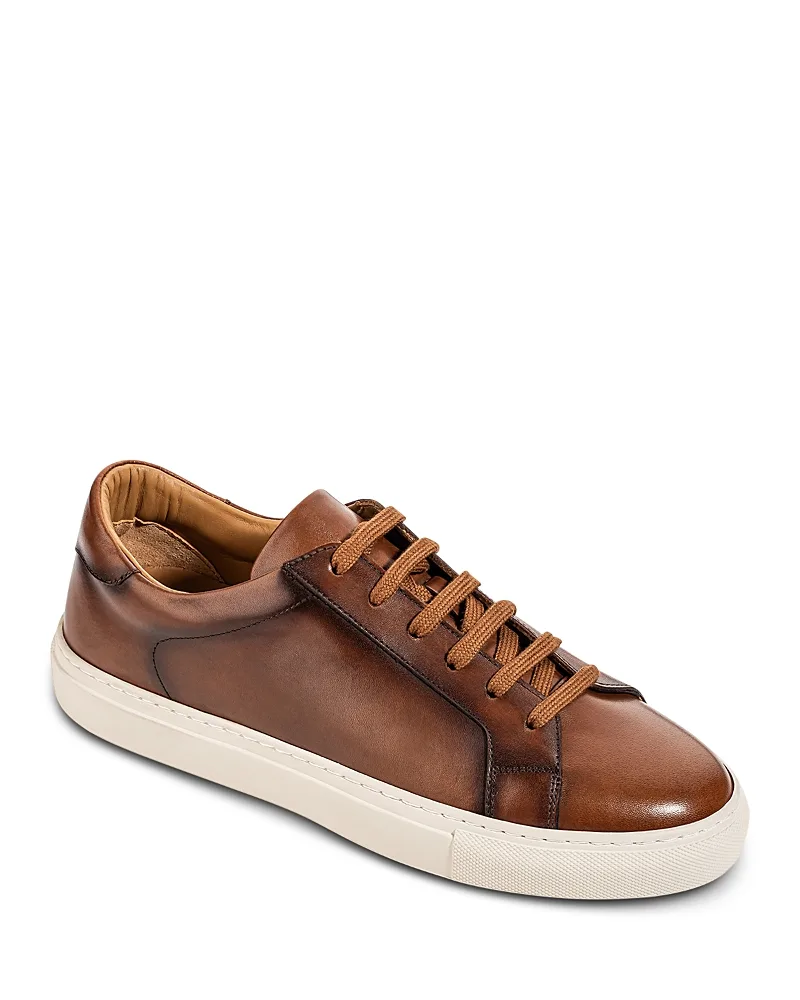 Gavin Leather Lace Up Sneakers