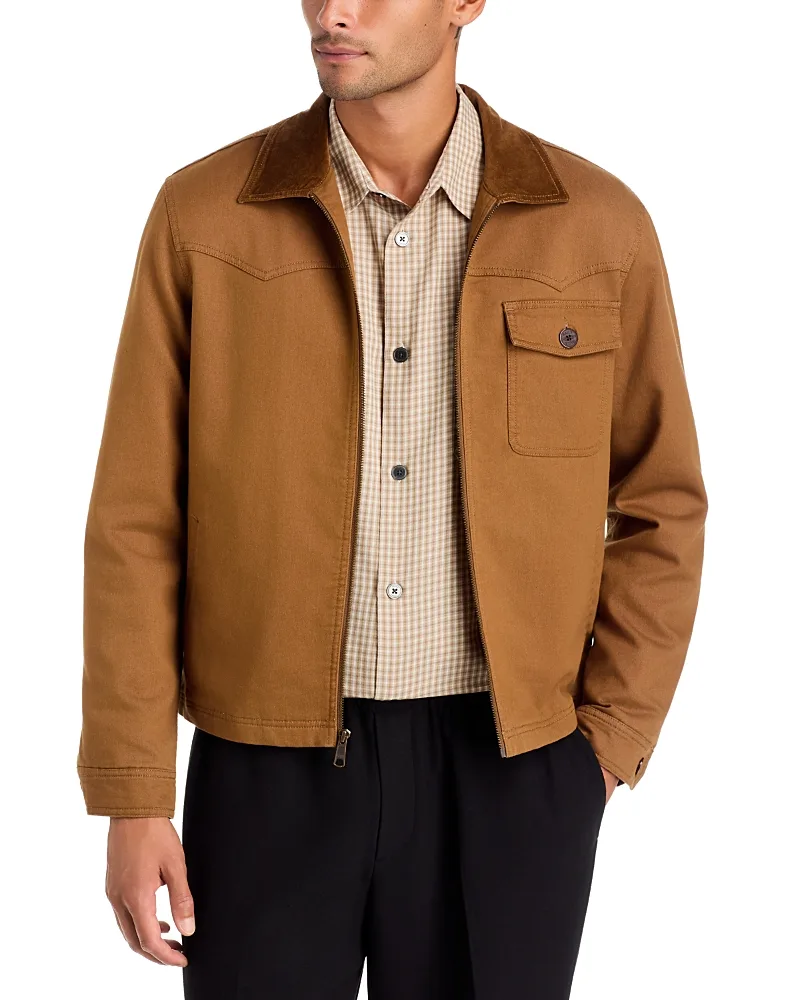 Cotton Blend Relaxed Pocket Canyon Jacket by Rails