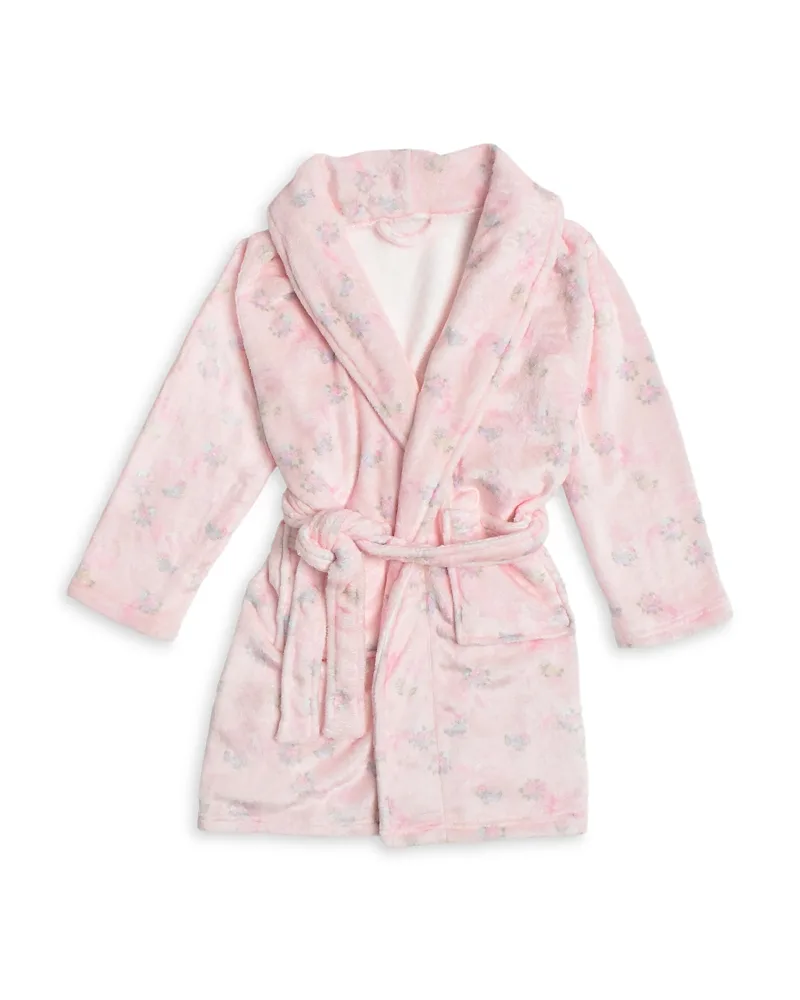 Floral Print Cozy Robe by Omg Accessories