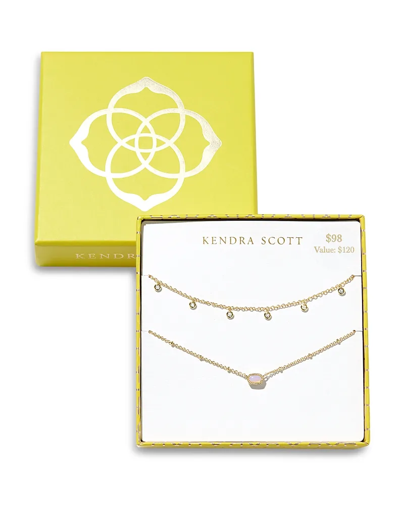 Mini Elisa & Amelia Opalite Crystal Necklace Gift Set by Kendra Scott