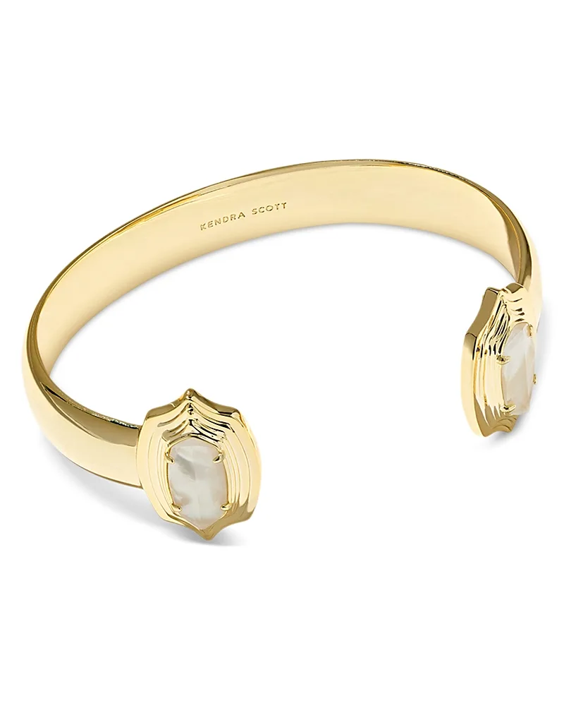 Elton Stepped Frame Mother of Pearl Cuff Bracelet by Kendra Scott