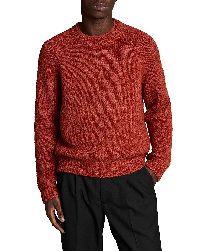 Boucle Merino Wool Raglan Pullover