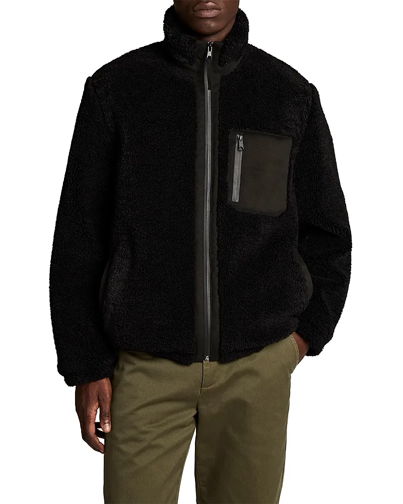Faux Sherpa Zip Jacket by Vince
