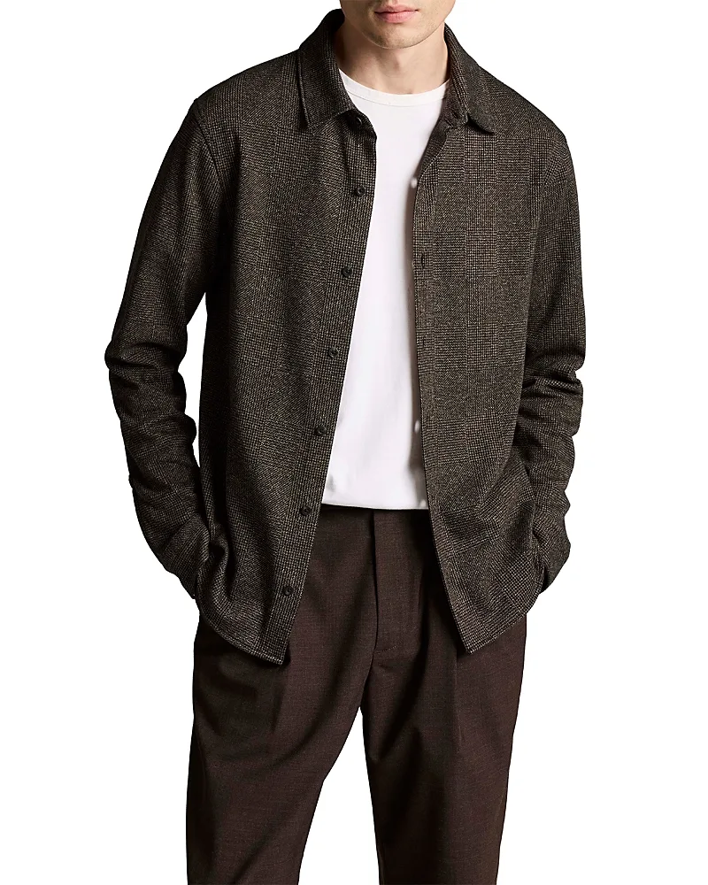 Glen Plaid Button Up Shirt by Vince