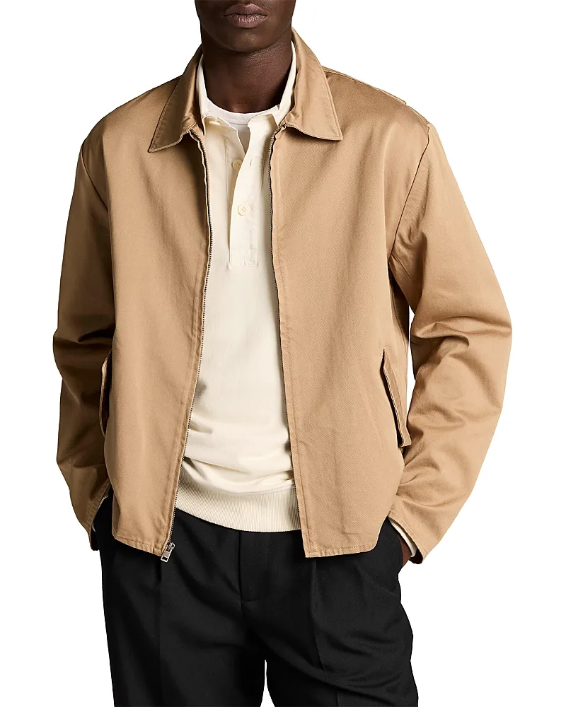 Cotton Brushed Twill Field Jacket by Vince