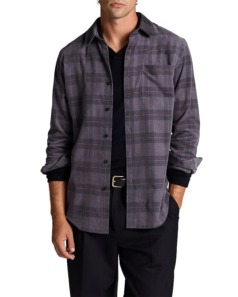 Hamilton Cotton Corduroy Plaid Shirt