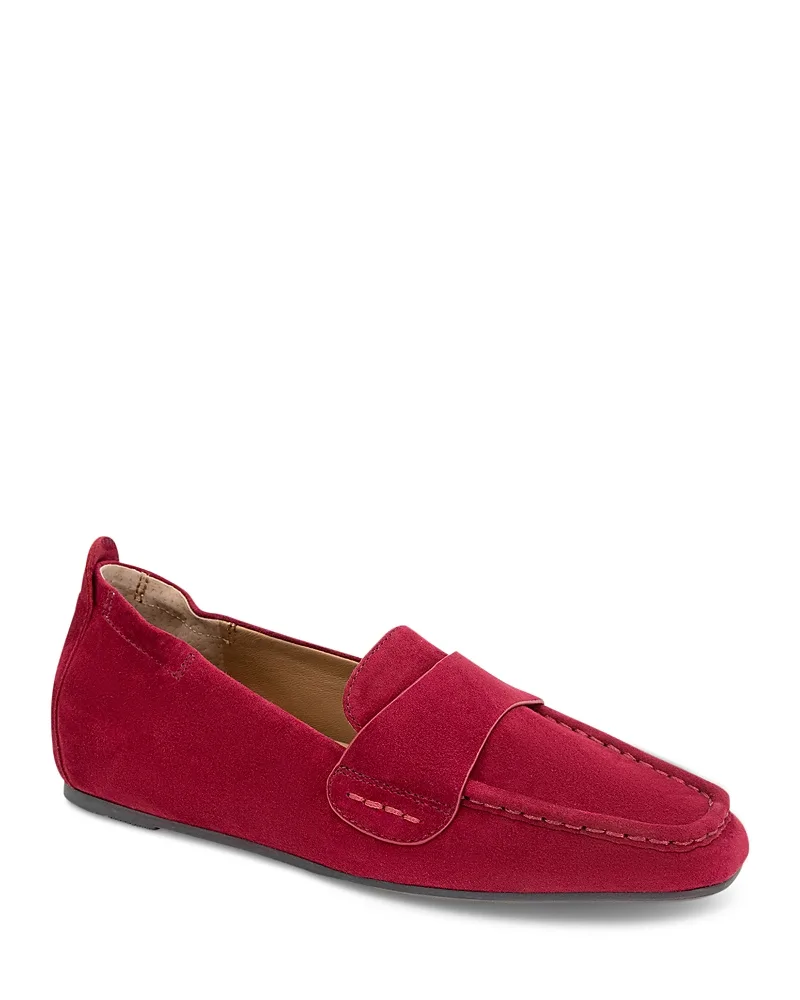 Sophie Square Toe Suede Flats by Gentle Souls