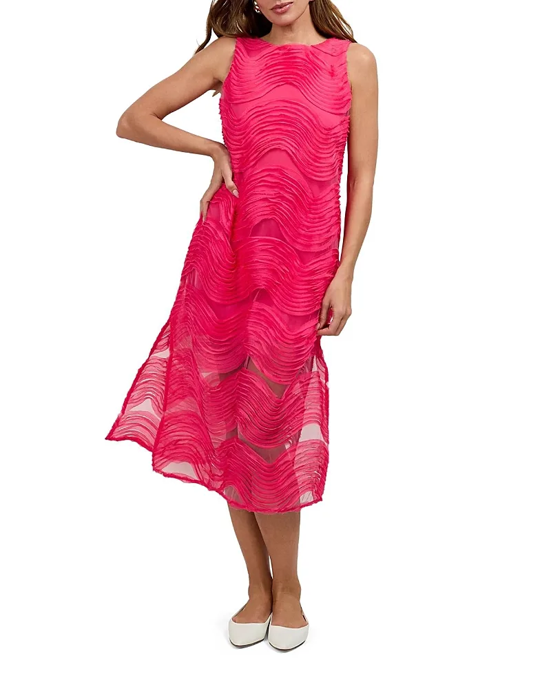 Sleeveless Belisama Organza Midi Dress by Trina Turk