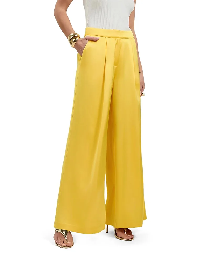 Pontaccio Satin Pants by Trina Turk
