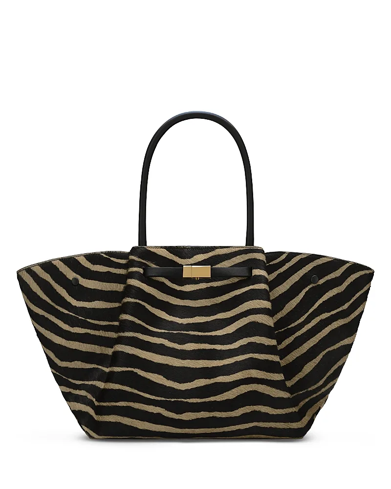 New York Calf Hair Belted Tote by Demellier