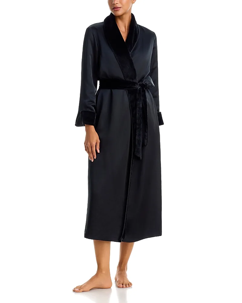 Satin Plush Robe by Natori