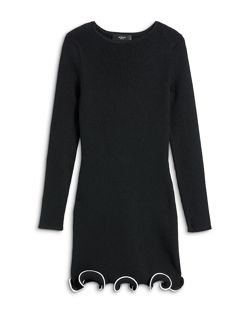 Ruffled Trim Dress by AQUA