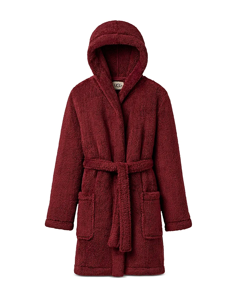 Aarti Hooded Fleece Robe by UGG