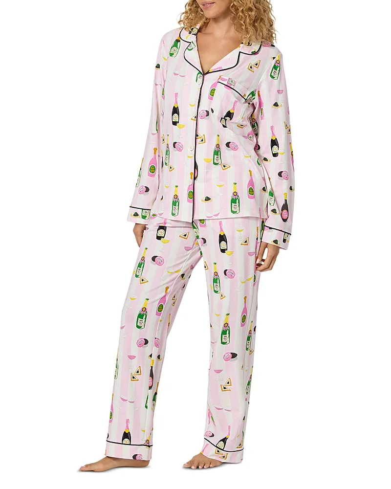 Printed Cotton Blend Pajama Set by Bedhead Pajamas
