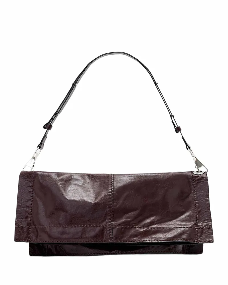 Lutece Convertible Leather Shoulder Bag by AllSaints