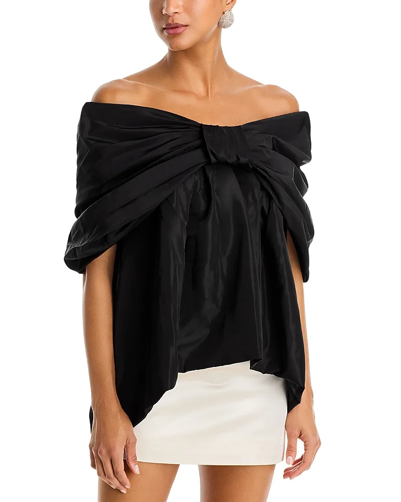 Gathered Bow Off-the-Shoulder Top by Simone Rocha