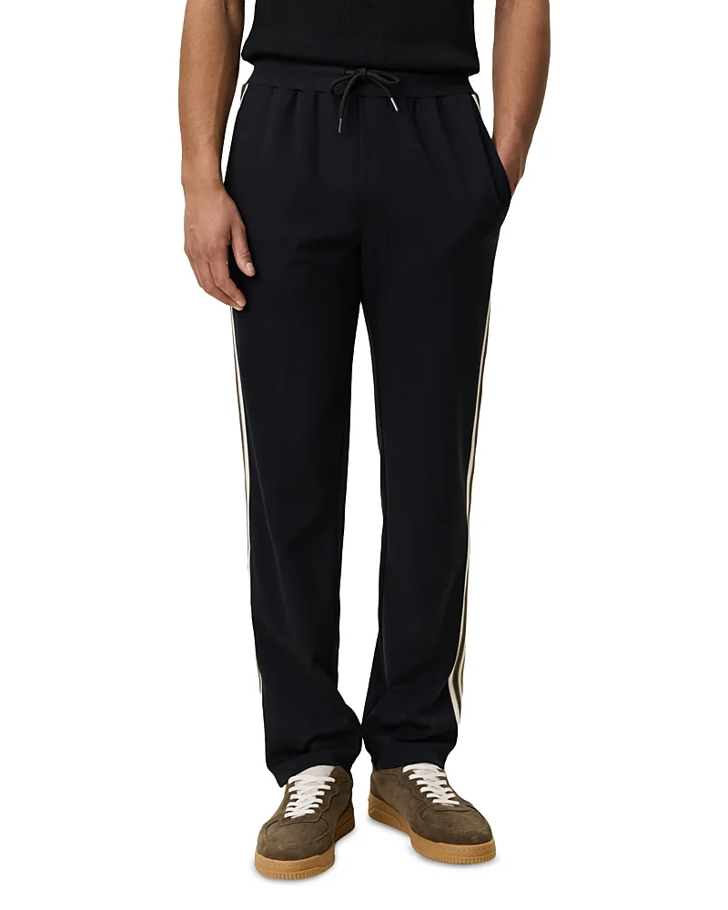 Signature Rib Tape Drawstring Track Pants by Les Deux
