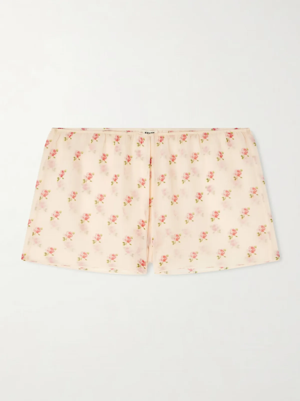- Tilly Floral-print Silk-chiffon Shorts -