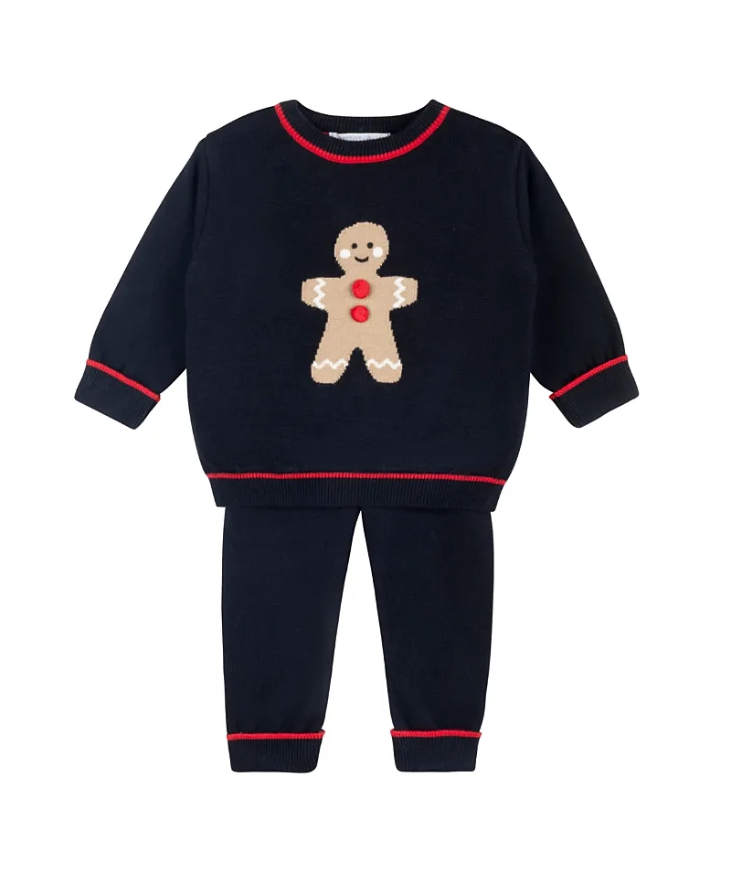 Gingerbread Knit Set by Feltman Brothers