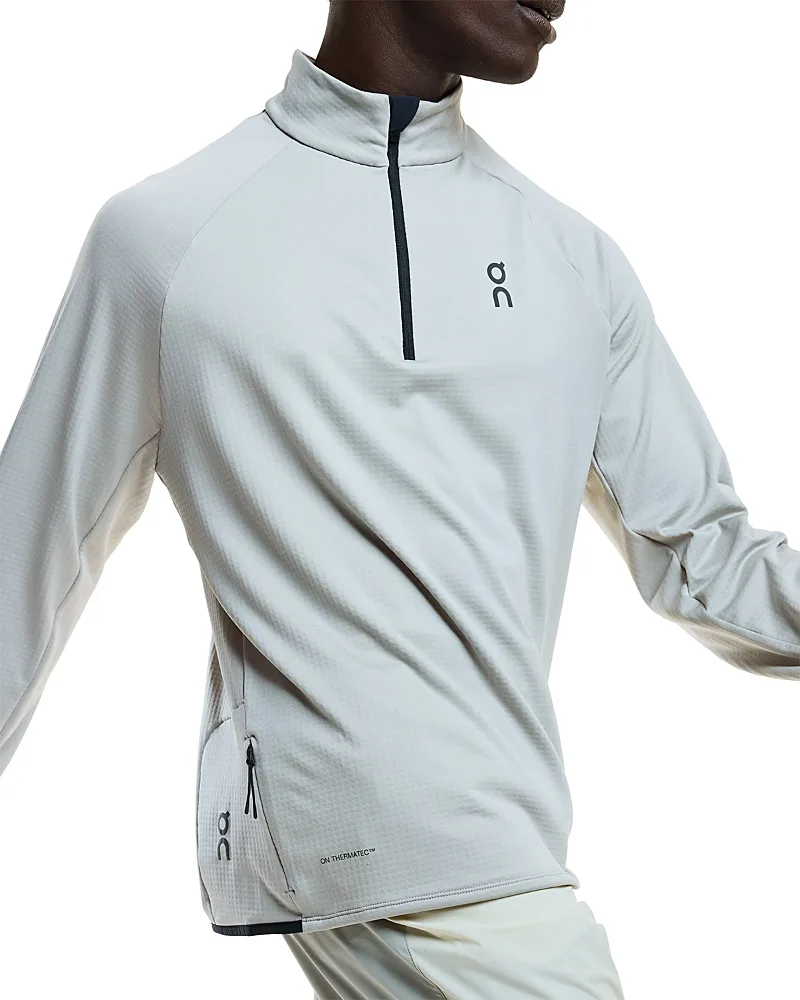 Climate Slim Fit Half Zip Logo Sweatshirt by On