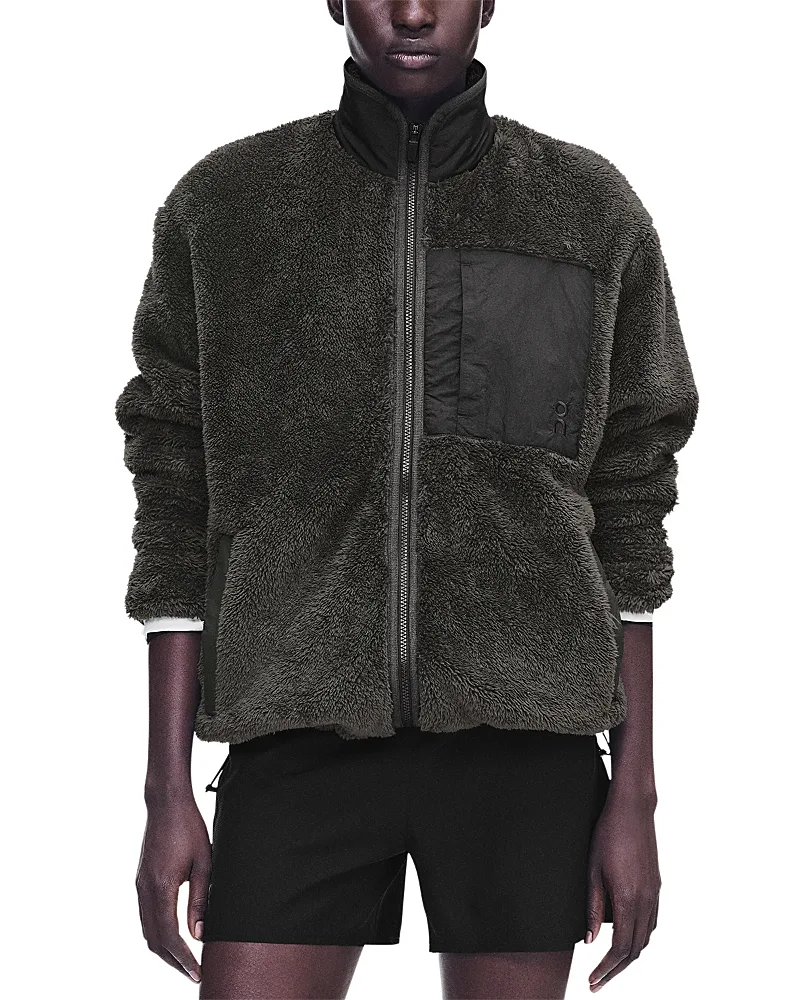 Ascent Stand Collar Fleece Zip Jacket by On