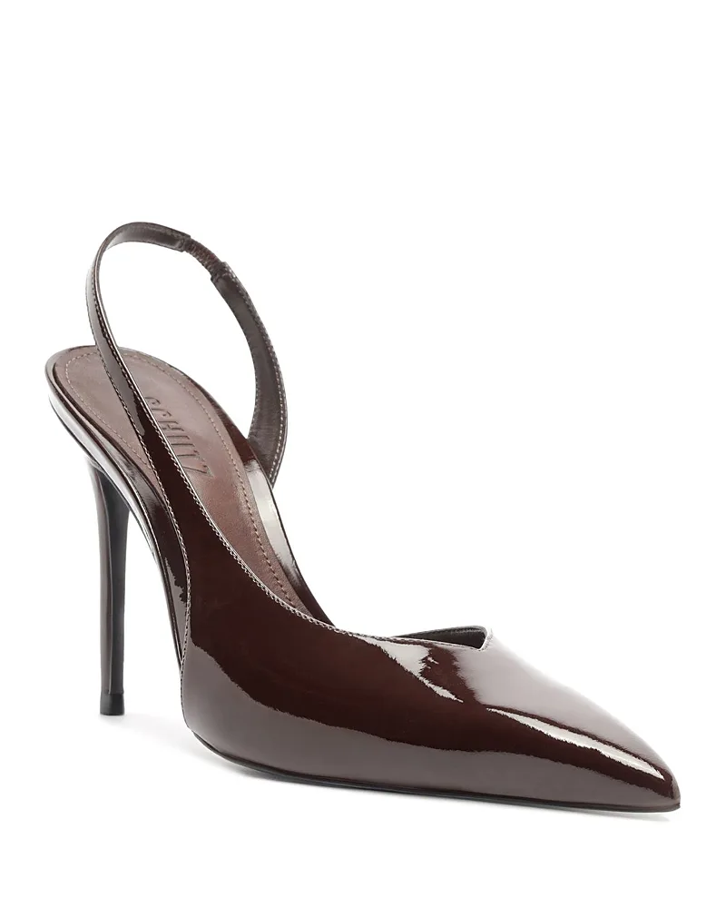 Alessia Patent Leather Slingback Pumps by SCHUTZ