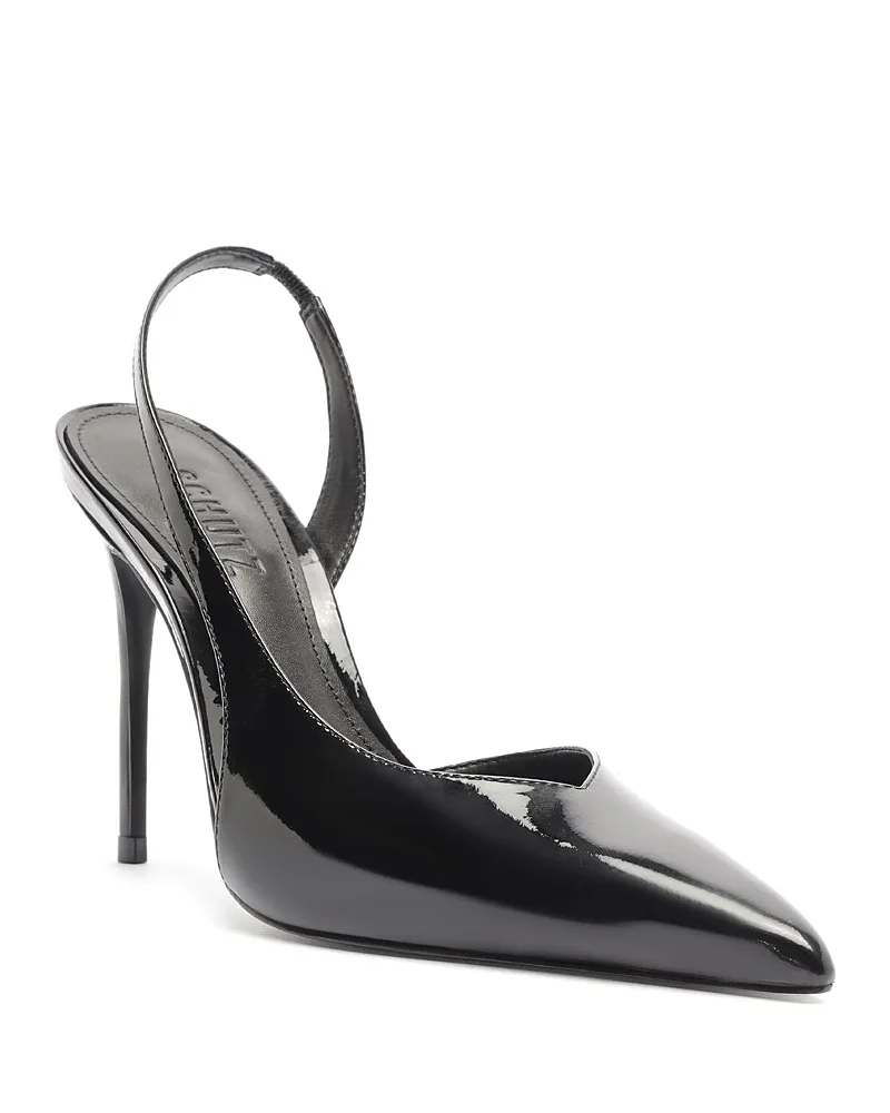 Alessia Patent Leather Slingback Pumps