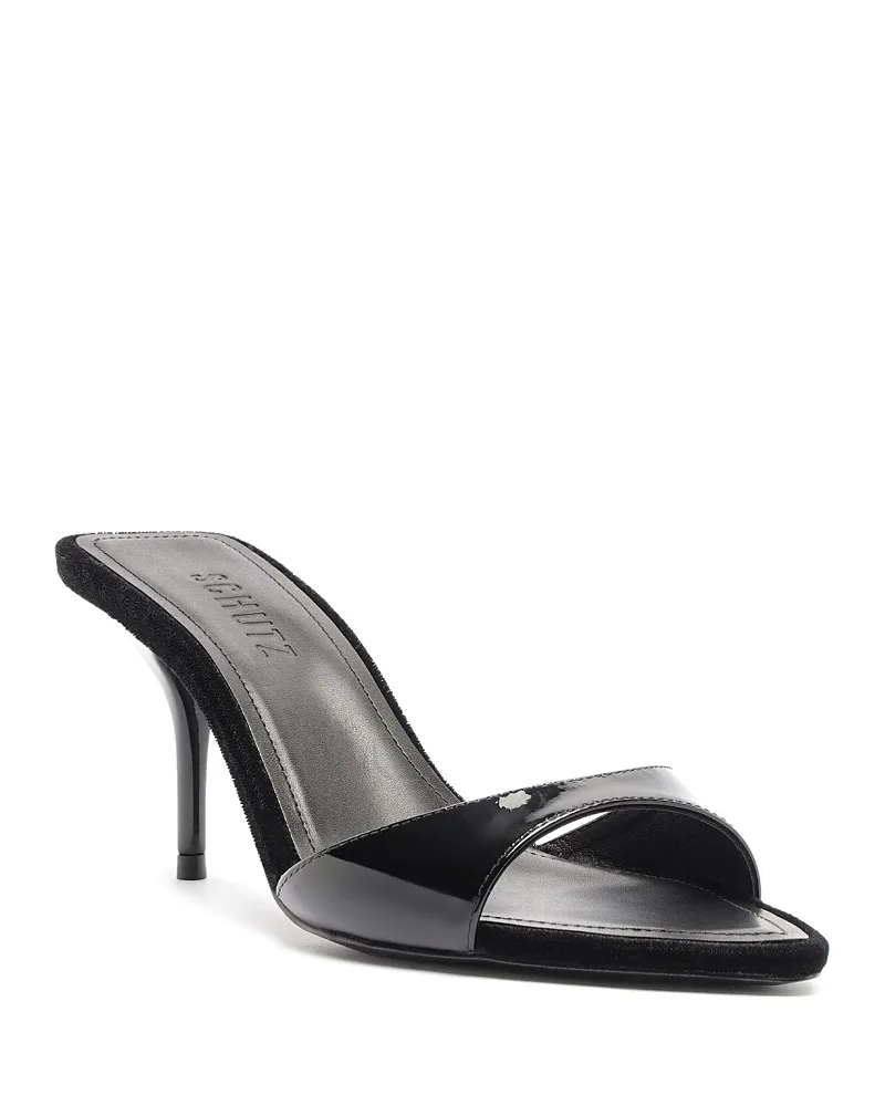 Elodie Patent Leather Stiletto Sandals