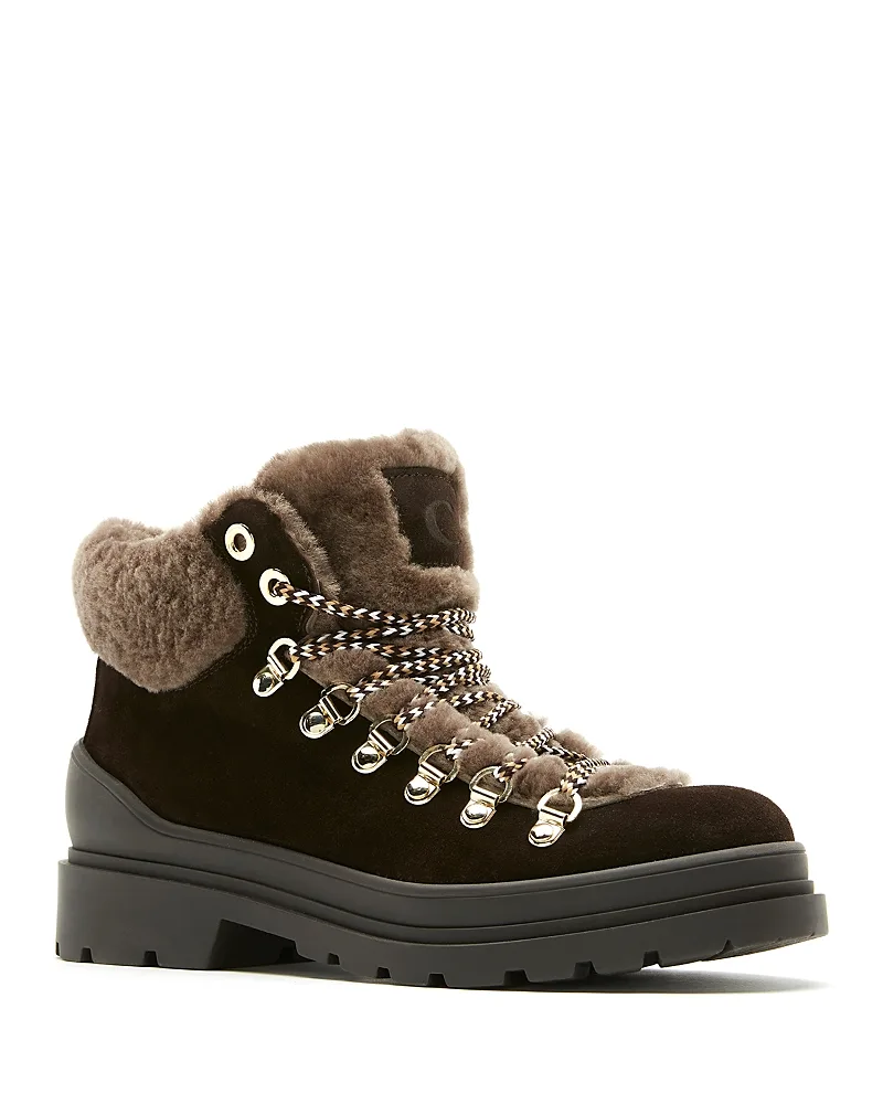 Laugh Suede Shearling Lined Snow Ankle Boots by La Canadienne