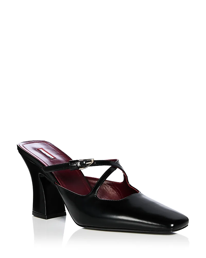 Nodstalgia Grace Leather Mules by Nodaleto