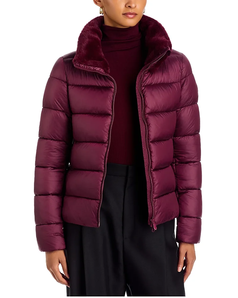 Mei Faux Fur Trim Puffer Jacket