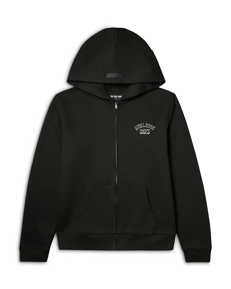 Full Zip Cotton Blend Hoodie by The Drip Shop