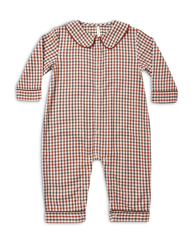 Holiday Gingham Romper by Rylee + Cru