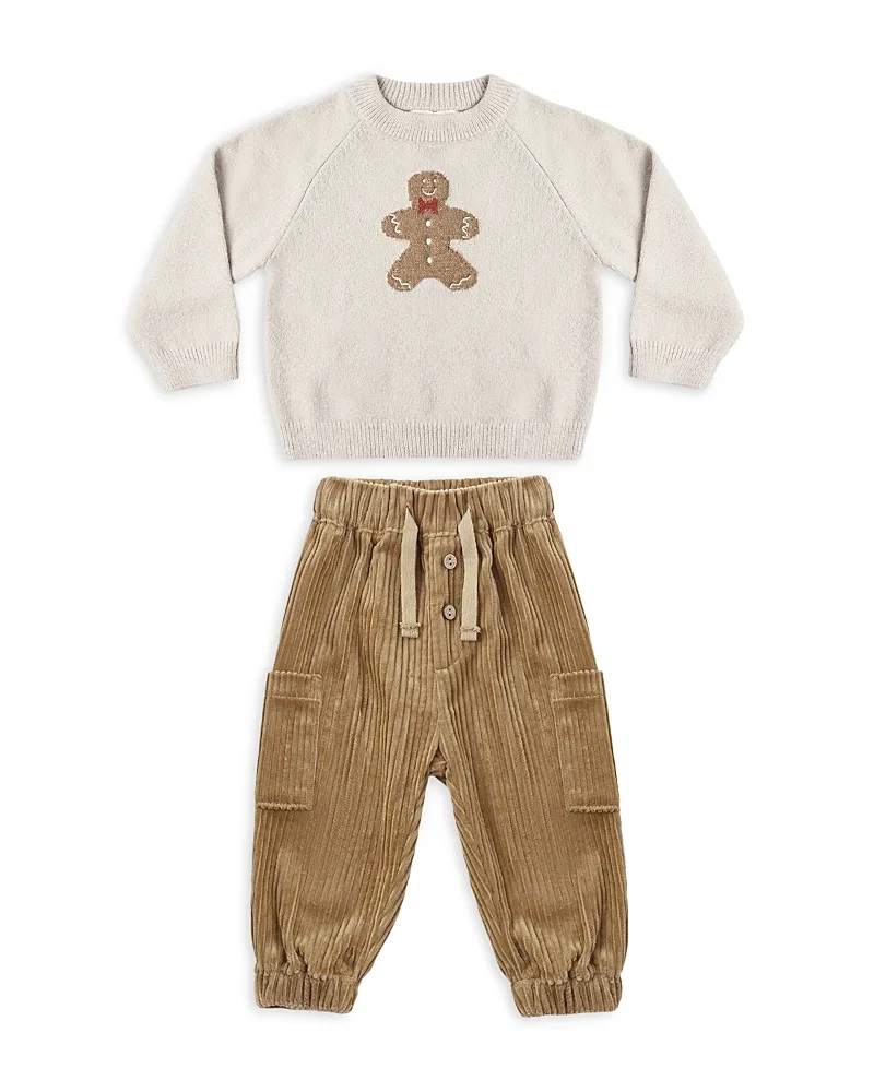 Gingerbread Man Lucian Sweater & Pants by Rylee + Cru