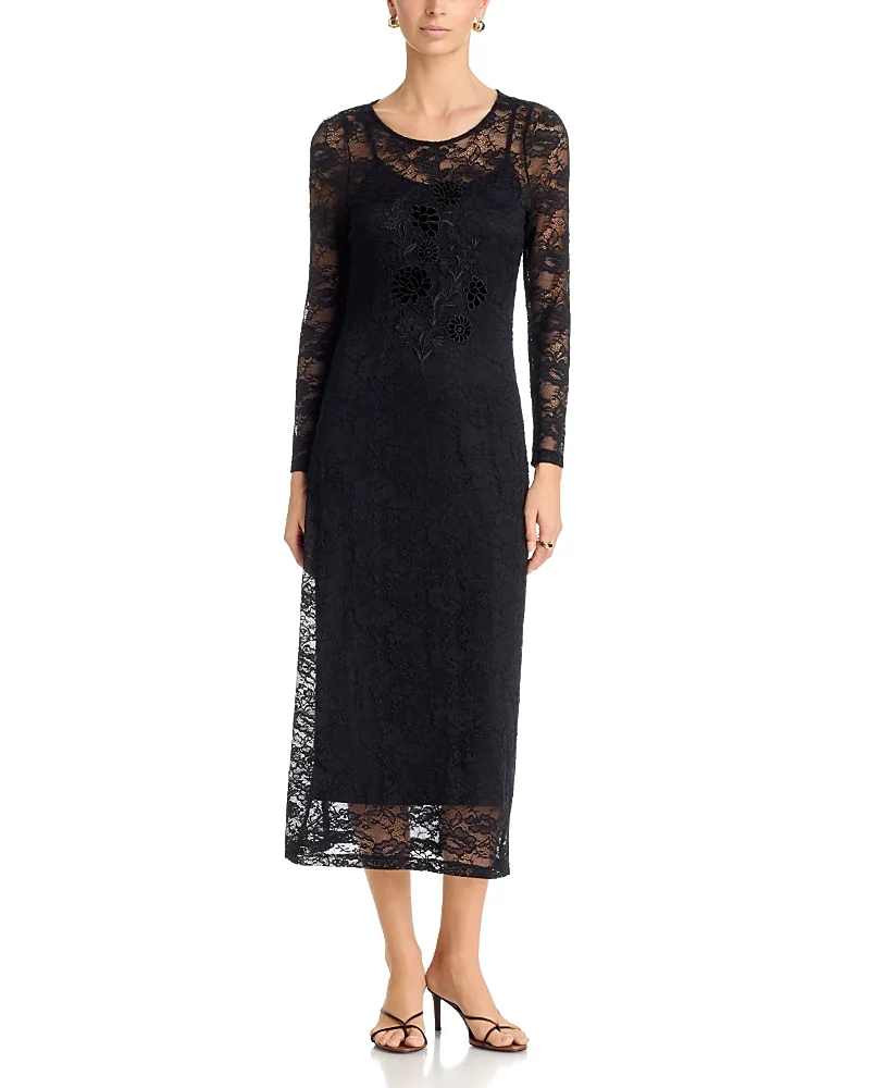 Simonie Lace Midi Dress by Johnny Was