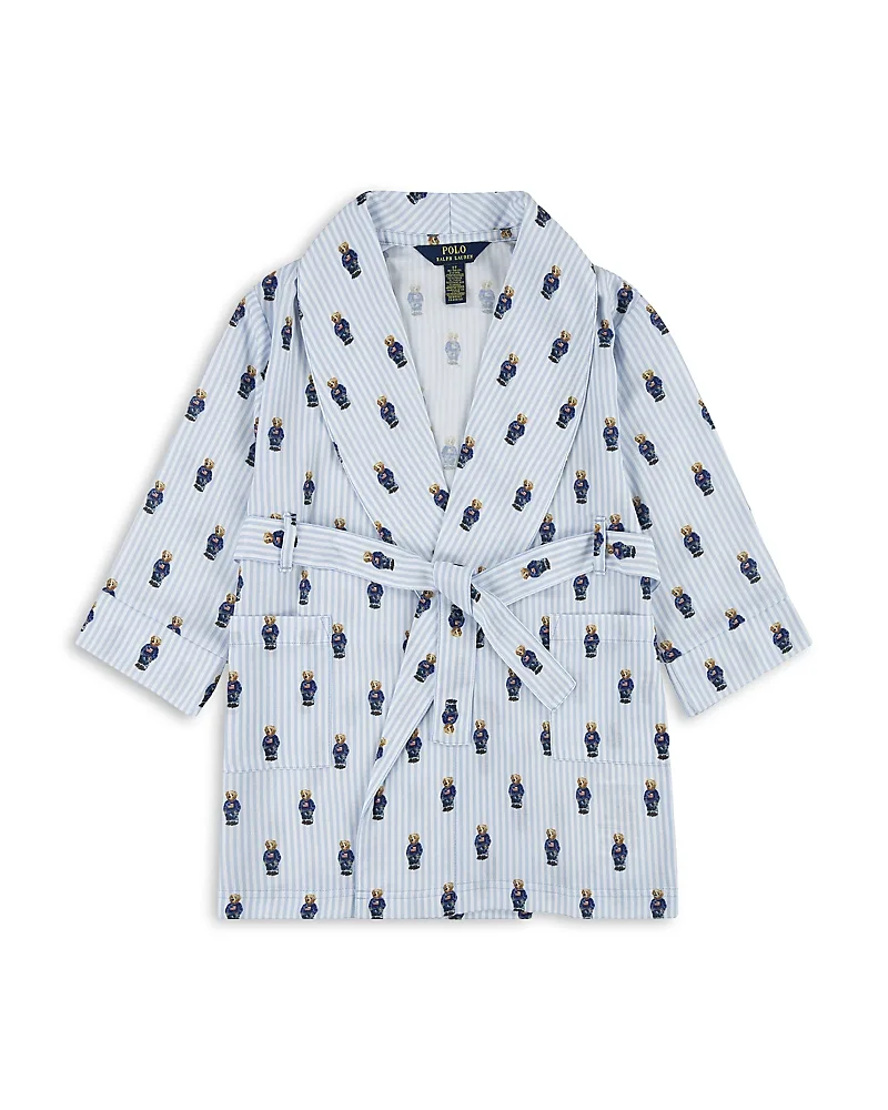 Polo Bear Print Shawl Collar Robe by Polo Ralph Lauren