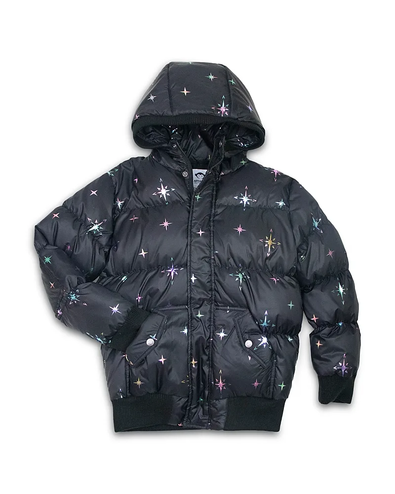 Printed Hooded Down Puffer Coat by Appaman