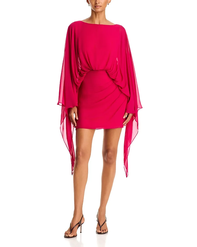 Guinevere Draped Mini Dress by Toccin