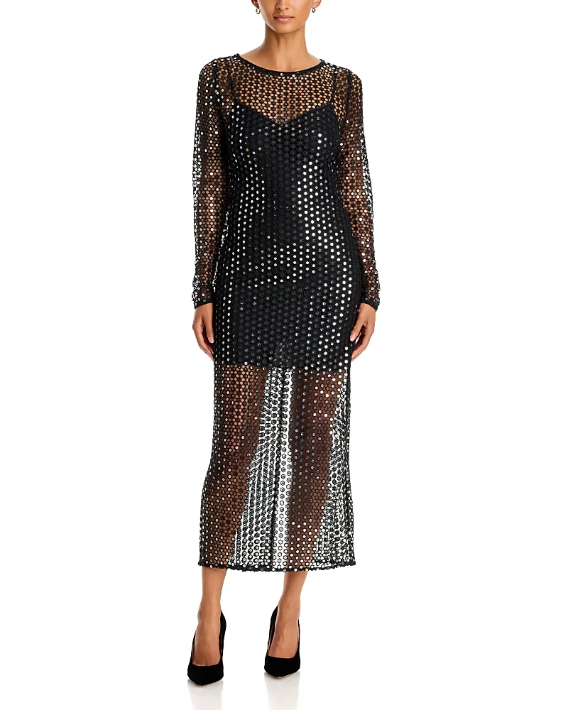 Viola Crochet Maxi Dress by Toccin