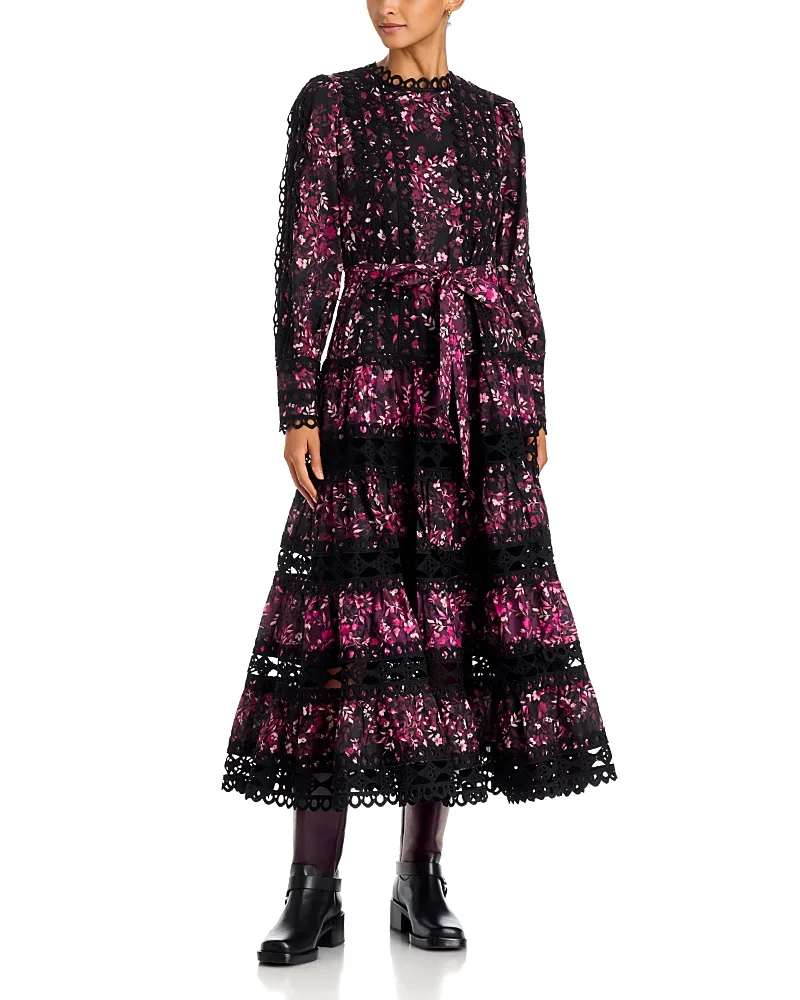 Lindsey Cotton Printed Maxi Dress by Layered With Love