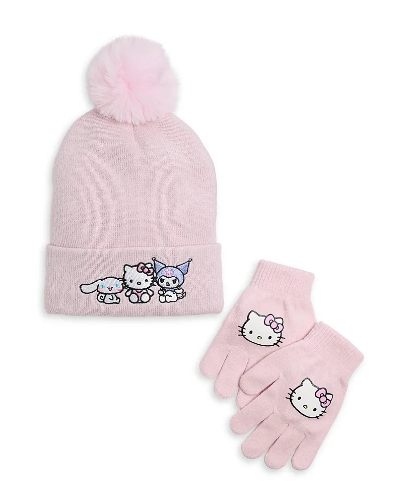 Hello Kitty & Friends Hat & Gloves Set by Capelli