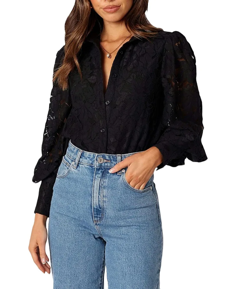 Tadeo Lace Shirt by Petal And Pup