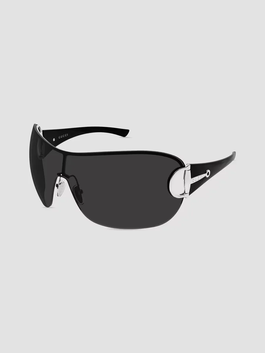 Rimless Mask Sunglasses by Gucci