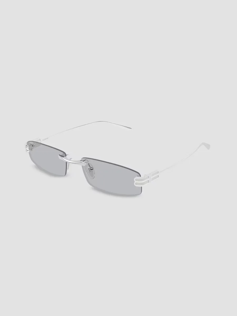 Everyday Bb0488S Gossip 57MM Rimless Rectangular Sunglasses by Balenciaga