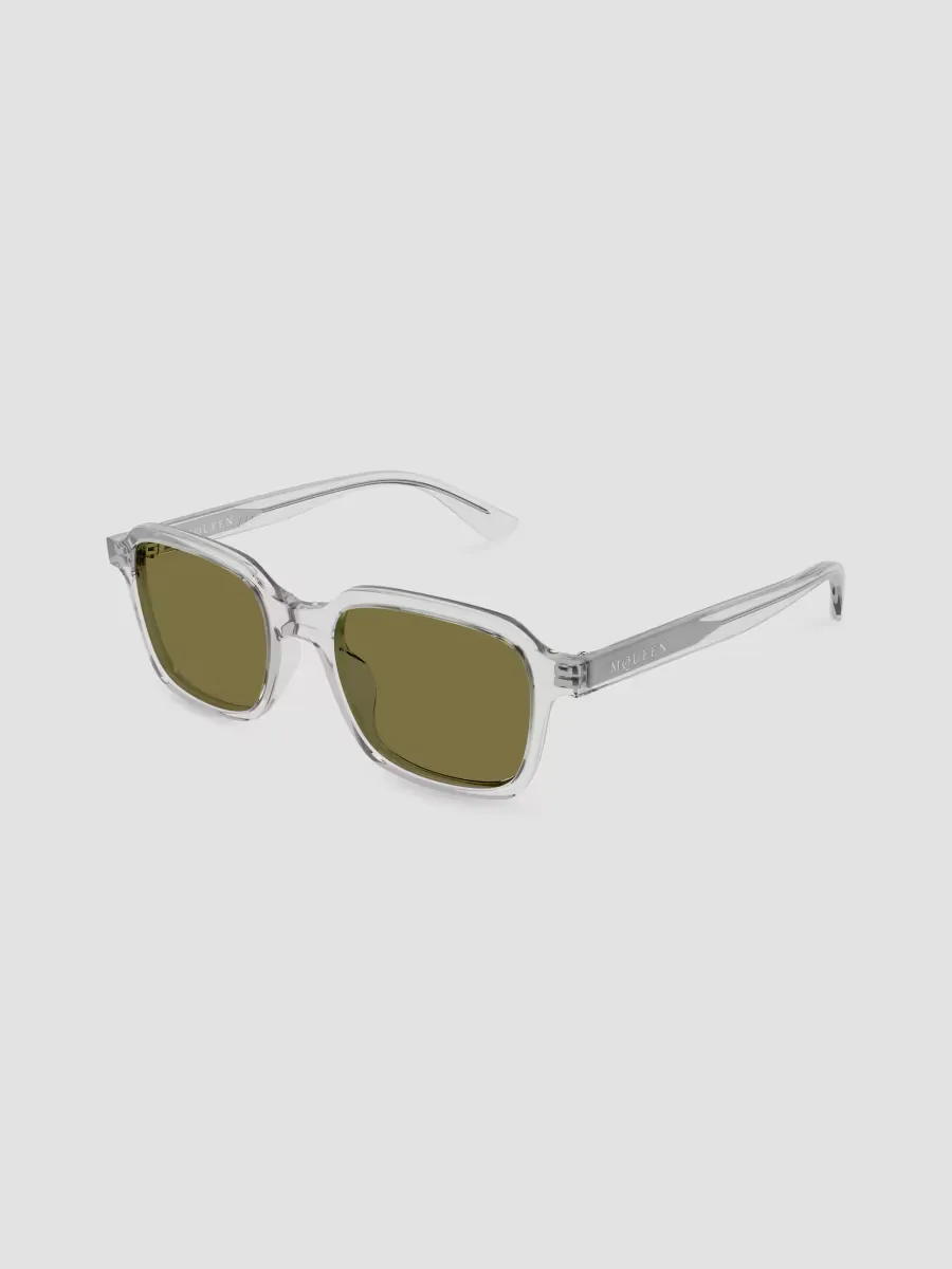 Logo 50MM Signature Essential Square Sunglasses by Alexander McQueen