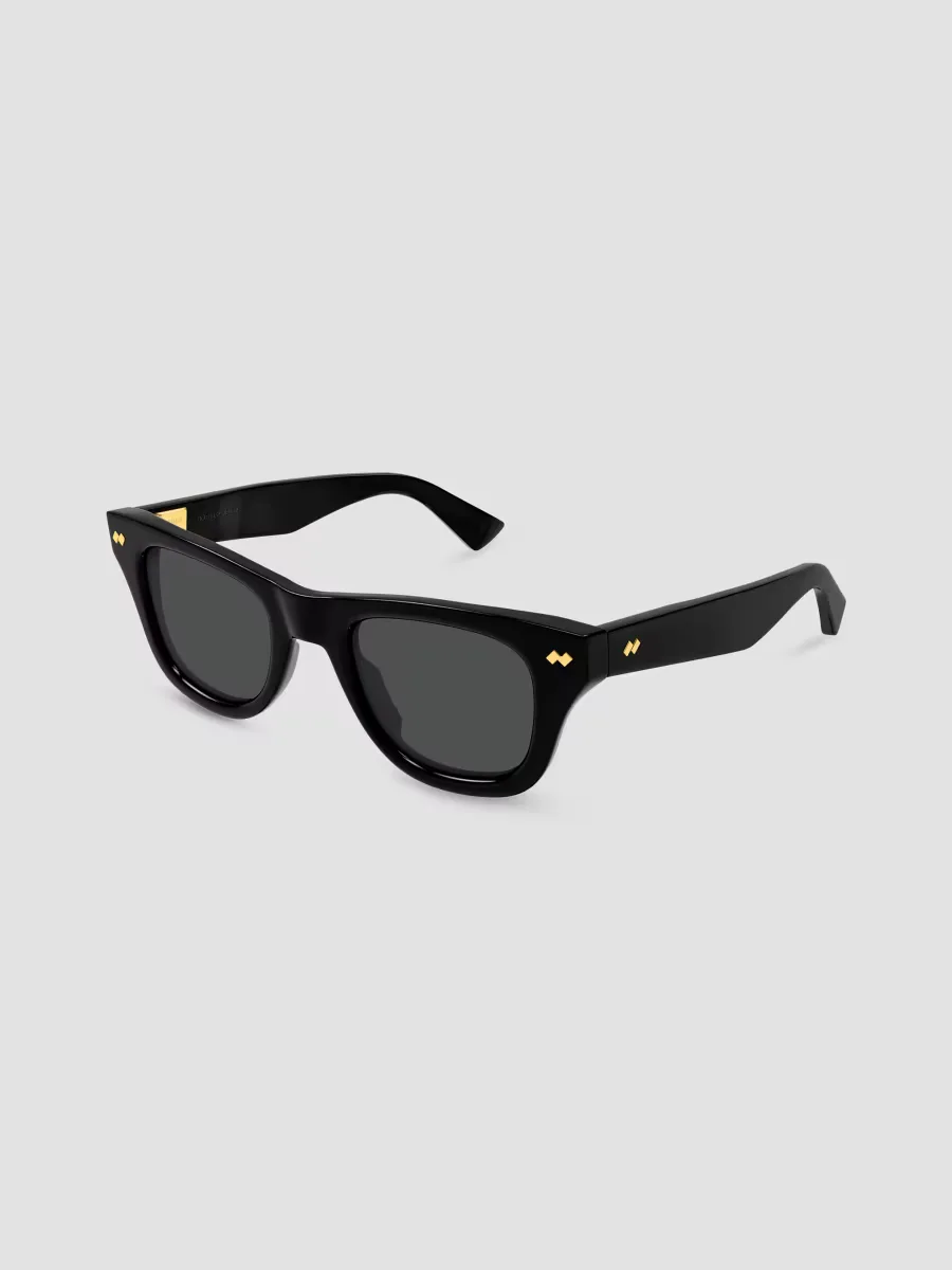 STUDS 48MM Ribbon Square Sunglasses by Bottega Veneta