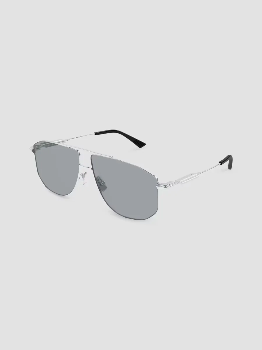 Ribbon Bv1509S Snap Ribbon 59MM Metal Navigator Sunglasses
