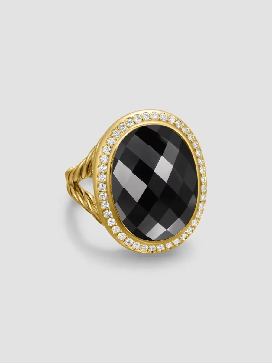 Albion Oval Ring in 18K Yellow Gold by David Yurman