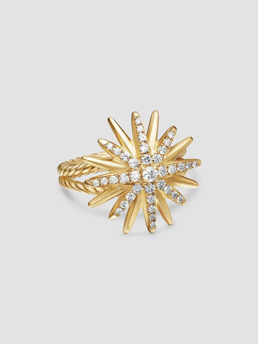 Starburst Ring in 18K Yellow Gold by David Yurman